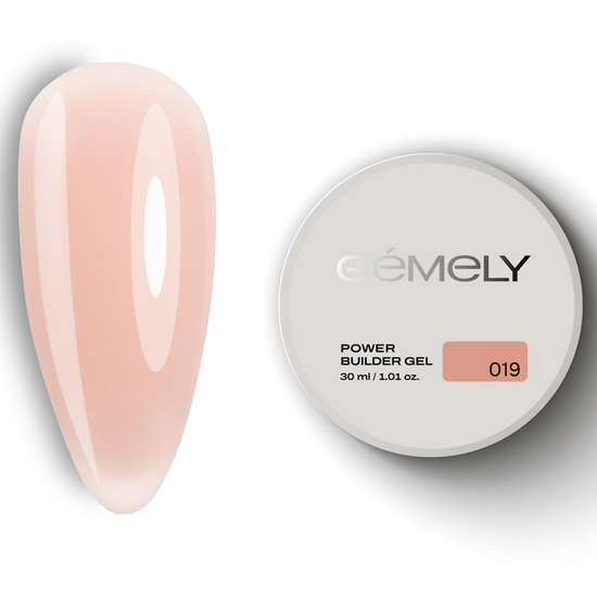 Гель для зміцнення та нарощування Gemely Power Builder gel 019 30 мл, Об`єм: 30 мл
, Колір: 019