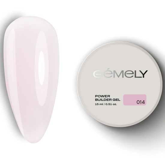 Гель для зміцнення та нарощування Gemely Power Builder gel 014 15 мл, Объем: -15 мл, Цвет: 014