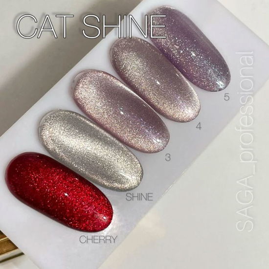 Гель-лак SAGA Cat Shine №4, 10 мл2