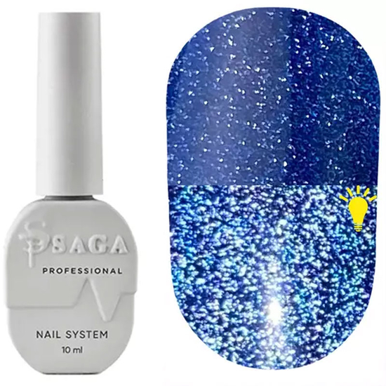 Гель-лак светоотражающий SAGA Fiery Gel №11, 8 мл, Цвет: 11
