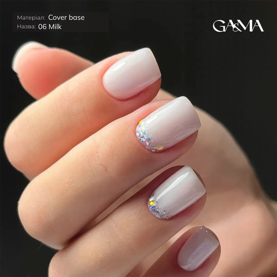 Камуфлююча база GaMa Cover Base №006 Milk 15 мл, Об`єм: 15 мл, Колір: 0064