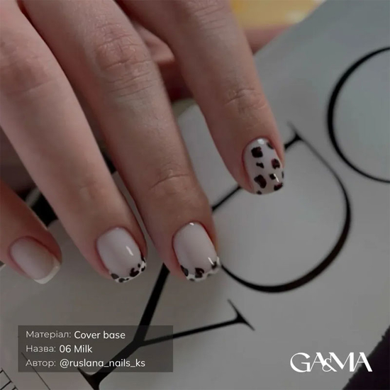 Камуфлююча база GaMa Cover Base №006 Milk 15 мл, Об`єм: 15 мл, Колір: 0065