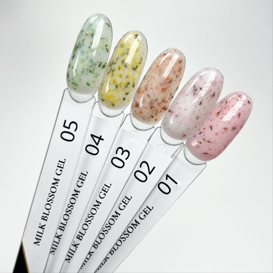 Гель із сухоцвітами DANNY Milk Blossom Gel №3 15 мл, Цвет: 035