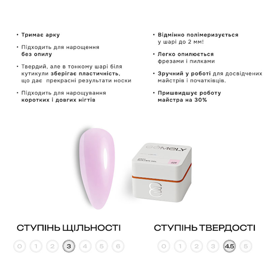 Фаст Билдер гель GÉMELY ex GA&MA Fast Builder gel 025 30 мл, Объем: -30 мл, Цвет: 0256