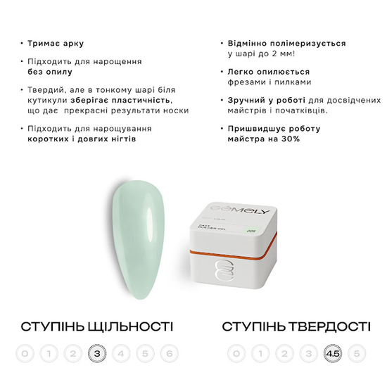 Фаст Билдер гель GÉMELY ex GA&MA Fast Builder gel 028 15 мл, Объем: -15 мл, Цвет: 0286