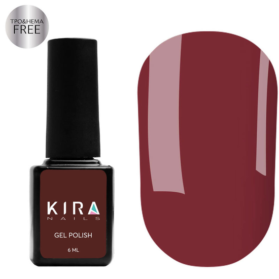 Гель-лак Kira Nails №039 (коричневий, емаль) HEMA/TPO free 6 мл