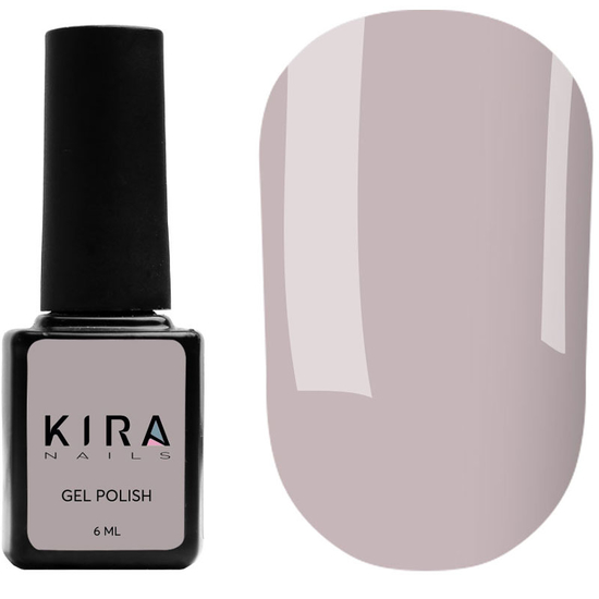 Гель-лак Kira Nails №066 (світло-сірий, емаль), 6 мл
