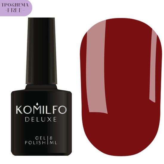 Гель-лак Komilfo Red Code Collection №003 HEMA/TPO free 8 мл, Колір: 003