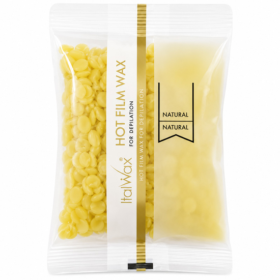 ItalWax Горячий воск в гранулах, натуральный, 100 г, Объем: 100 г, Аромат: Натуральный