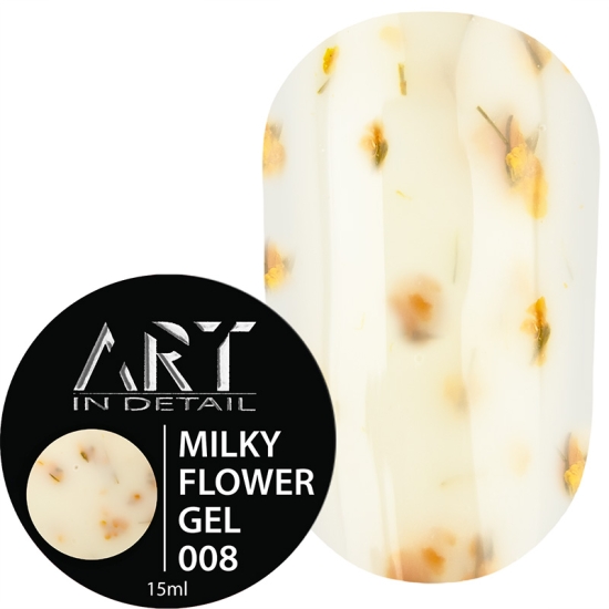 ART Builder Gel Milky Flower №008, 15 мл, Цвет: 0082