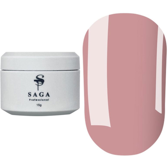 Гель для наращивания SAGA Builder Gel Veil №5 Nude 15 мл, Объем: 15 мл, Цвет: Nude
