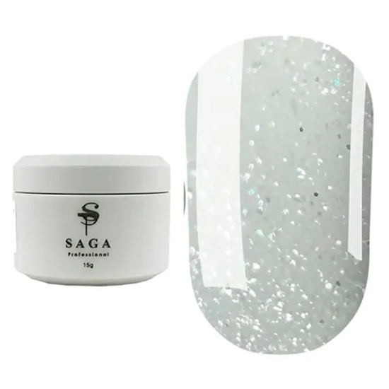 Гель для наращивания Saga Professional Builder Gel Veil №18, 15 мл, Объем: 15 мл, Цвет: 18