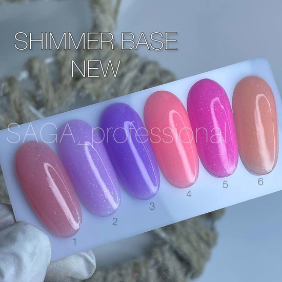 SAGA Cover Base Shimmer 02, 15 мл, Цвет: 02
2